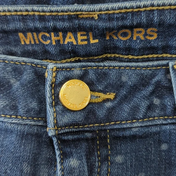 MICHAEL Michael Kors Dark Blue Skinny Jeans - Picture 6 of 8
